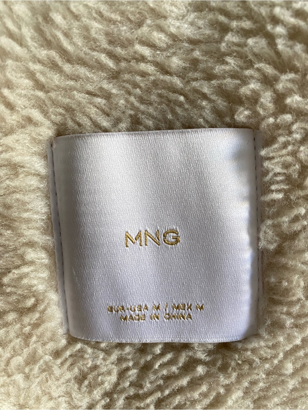 Mango Tan Shearling Jacket - Picture 3 of 4